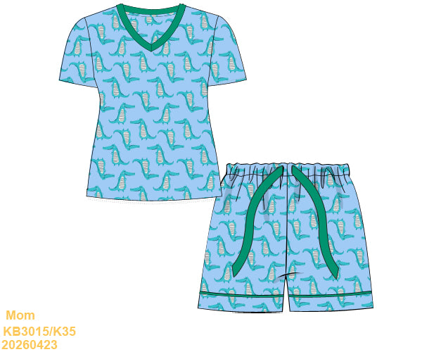 Preorder - Knit Gator Loungewear (Adult)