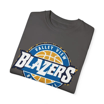 Unisex Garment-Dyed T-shirt. Valley View Blazers Basketball
