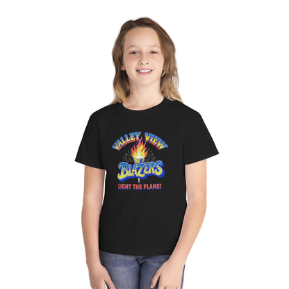 Valley View RETRO Torch Blazers Youth Tee – Light the Flame!