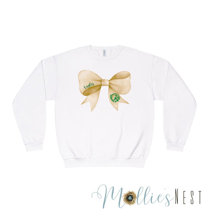 ADULT. GCT Eagles Bow Sweatshirt