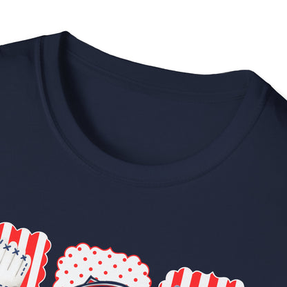 Bandits Baseball T-Shirt — Baseball Helmet & Glove Design
