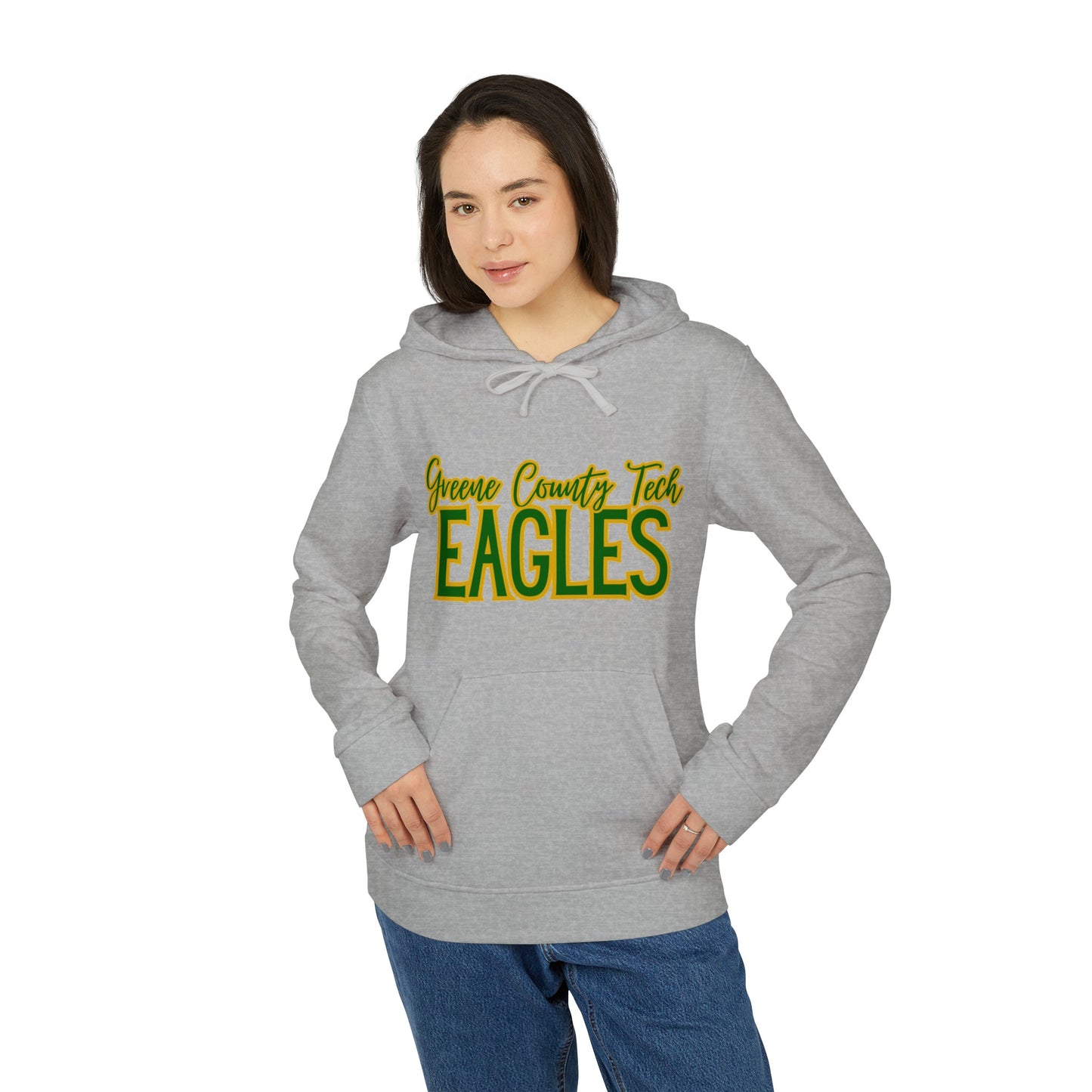 adidas® Unisex Fleece Hoodie. GCT Eagles