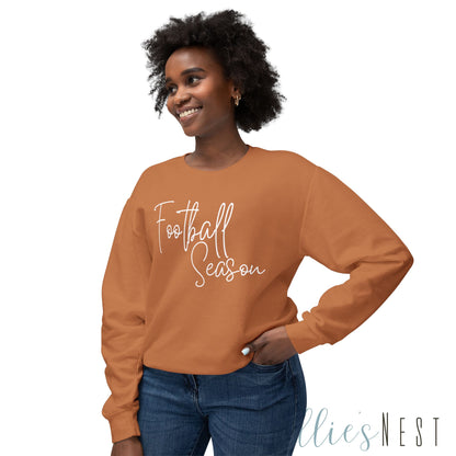 Unisex Football Season Lightweight Crewneck Sweatshirt