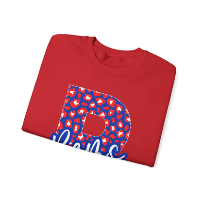 Paragould Rams "P" Leopard  Crewneck Sweatshirt
