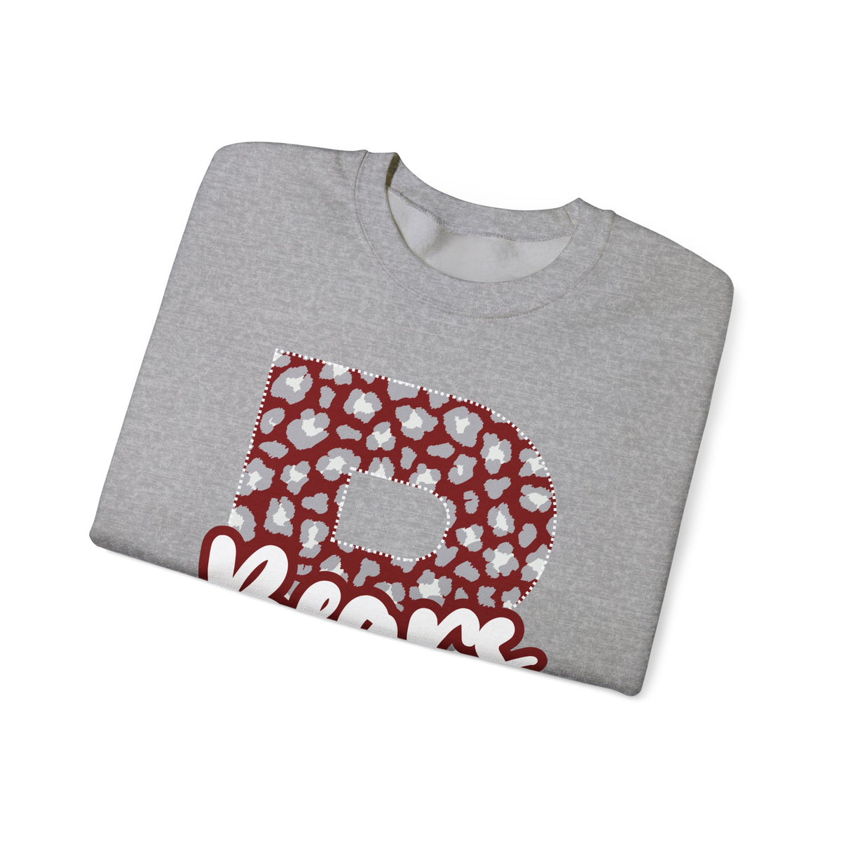 ADULT. Barton Bears. Initial B Crewneck Sweatshirt
