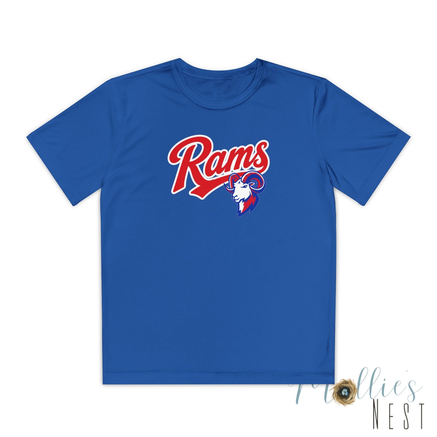 RAMS Youth Drifit — Paragould Rams Script Logo Team Shirt