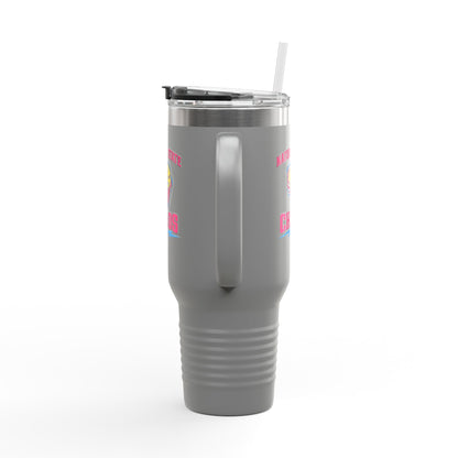 Insulated Travel Mug — 'Natural State Chaos' 40oz Stainless Tumbler