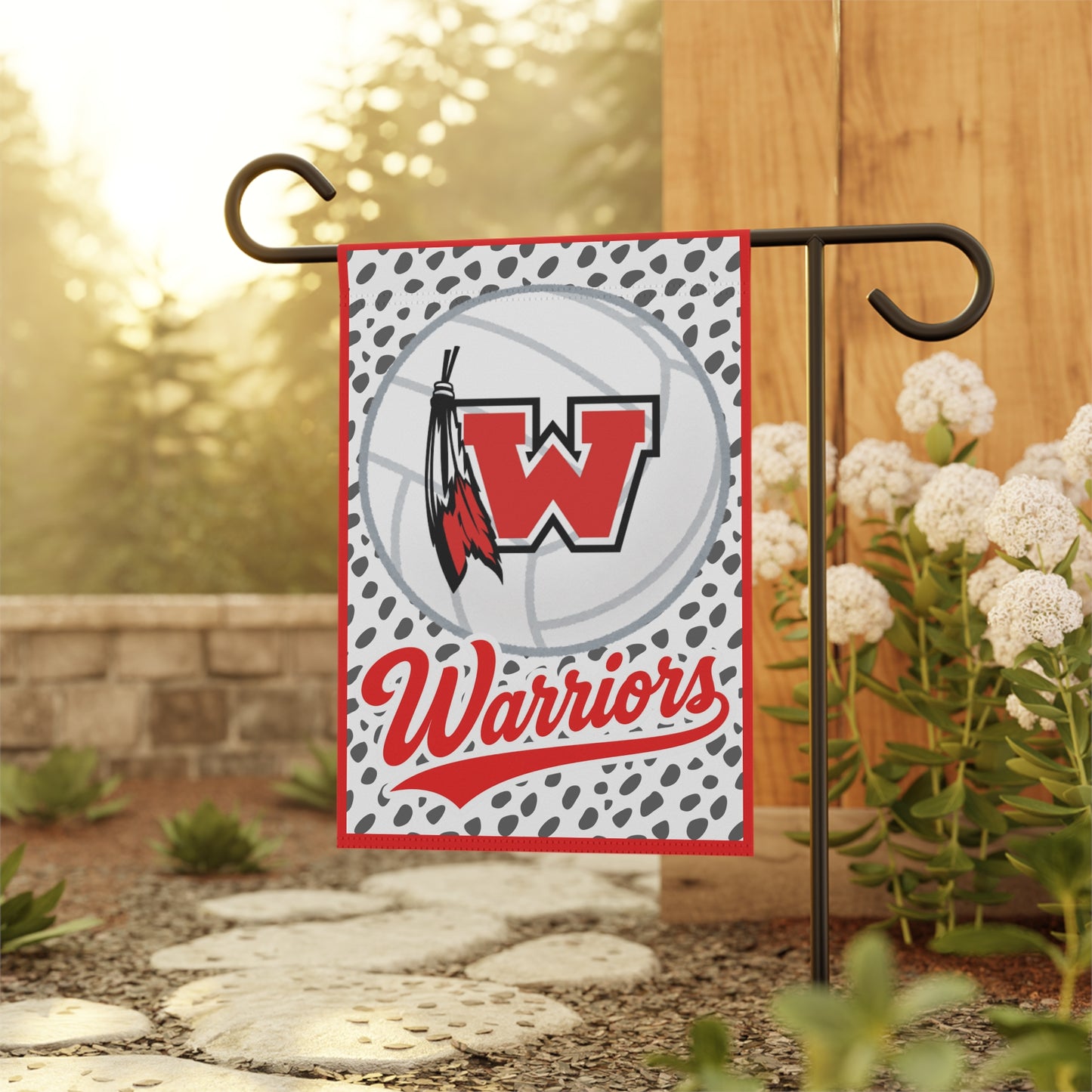 Westside Warrior Volleyball Garden Flag