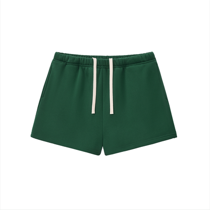 Fleece Drawstring Sweatshorts - Mock Neck Match*