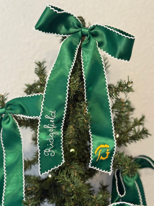 Ridgefield Christian Embroidered Bow