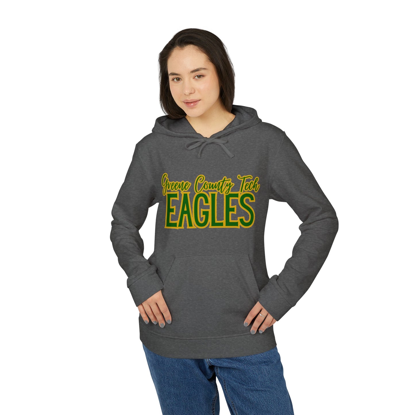 adidas® Unisex Fleece Hoodie. GCT Eagles