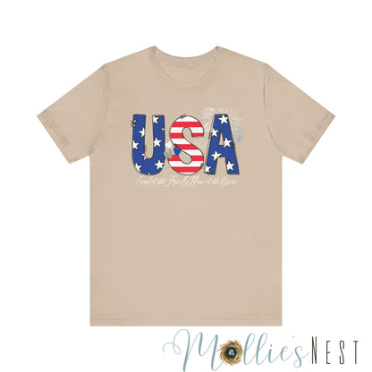 USA. Jersey Short Sleeve Tee