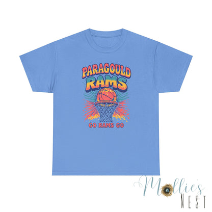 Paragould Rams. Retro Basketball Shirt. ADULT Sizes