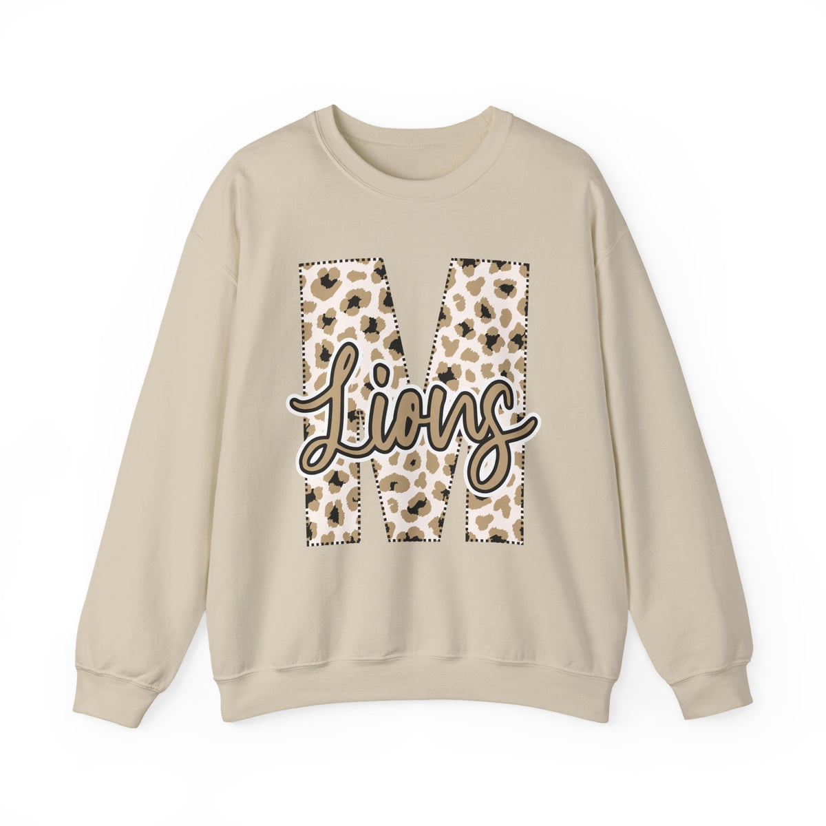 Manila M - Lions Leopard Print Sweatshirt -