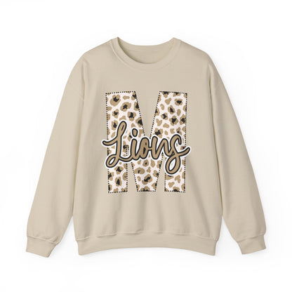 Manila M - Lions Leopard Print Sweatshirt -