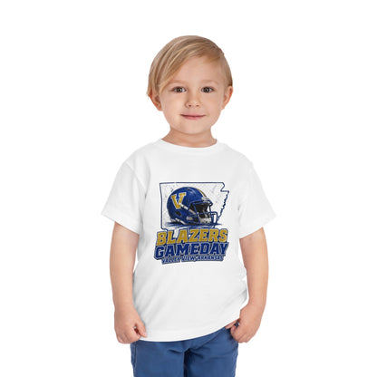 Blazers Gameday Toddler Tee — Valley View Arkansas Football Kids Shirt