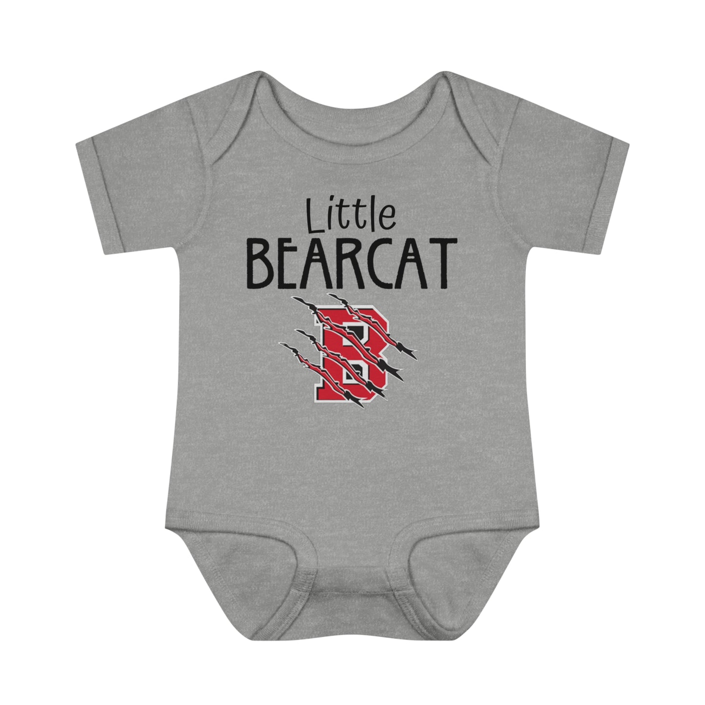 Infant Little Bearcat. Baby Rib Bodysuit