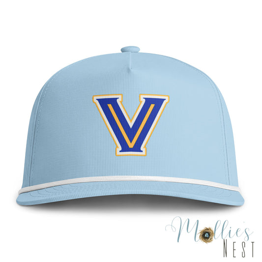 Sunwashed Rope Cap — Valley View Blazers 'V' Embroidered Baseball Hat