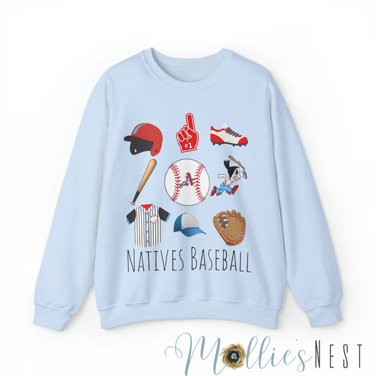 Natives. Unisex Heavy Blend™ Crewneck Sweatshirt