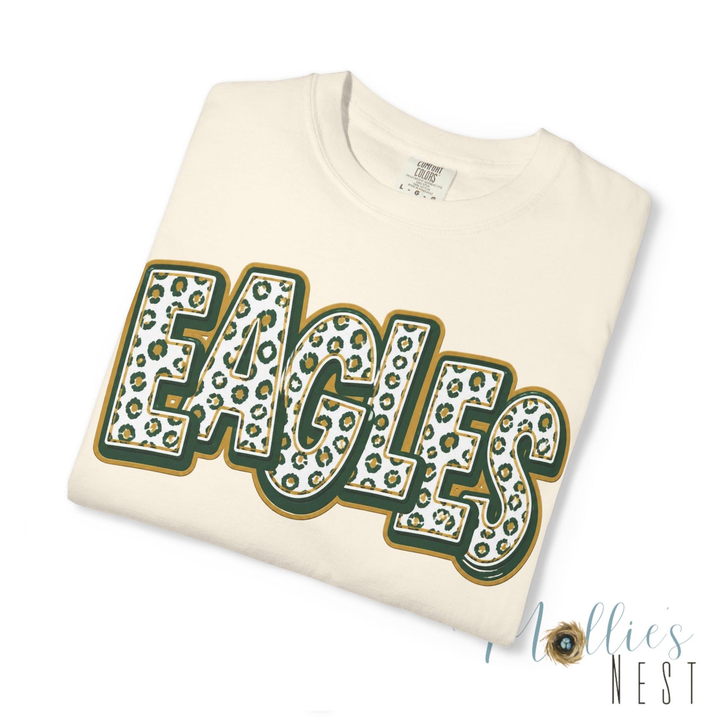 Greene County Tech. Eagles Leopard Print Graphic T-Shirt - ADULT