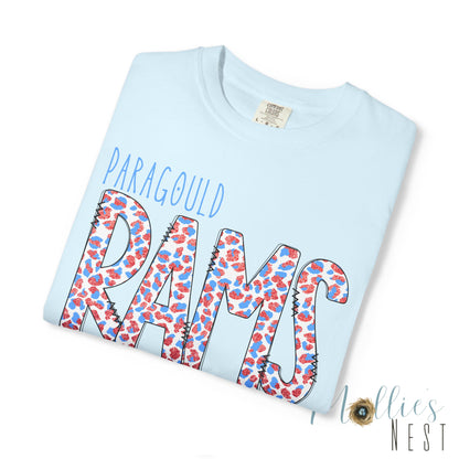 Paragould Rams T-Shirt — Leopard Letter Tee