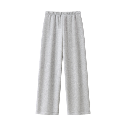 Women's Straight Leg Fleece Sweatpants - Matching Mockneck Set