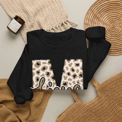 Manila M - Lions Leopard Print Sweatshirt -