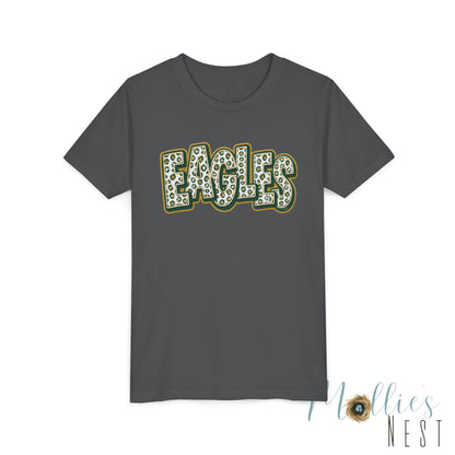 YOUTH GCT, Eagles Tee — Leopard Stacked
