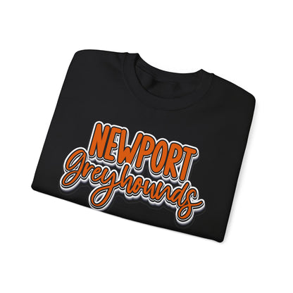 Newport Greyhounds Crewneck Vintage Graphic Sweatshirt