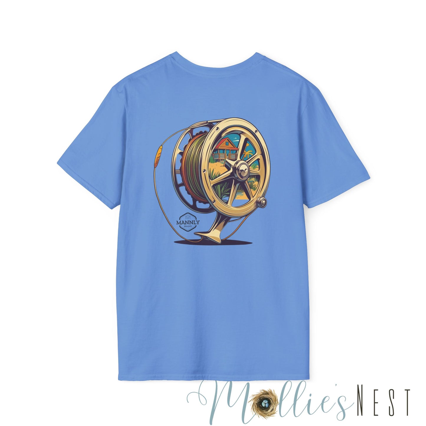 Fishing Reel Graphic Tee | MANNLY BRAND