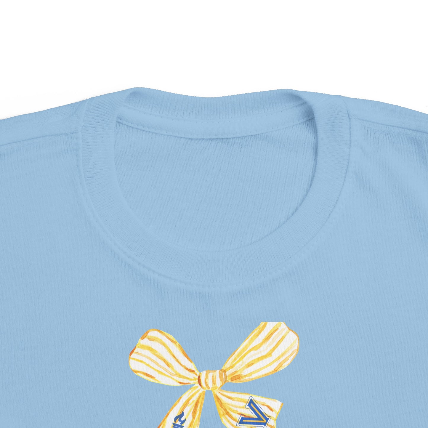 Valley View. Cheer Bow Toddler's Fine Jersey Tee