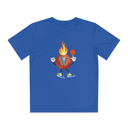 Youth Blazer. Flame Basketball Competitor Tee