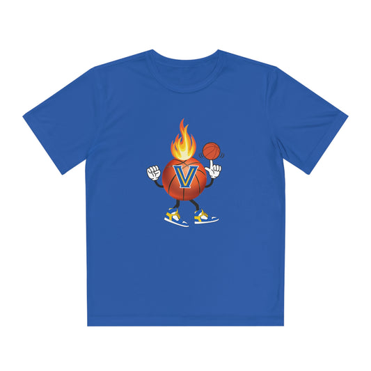 Youth Blazer. Flame Basketball Competitor Tee