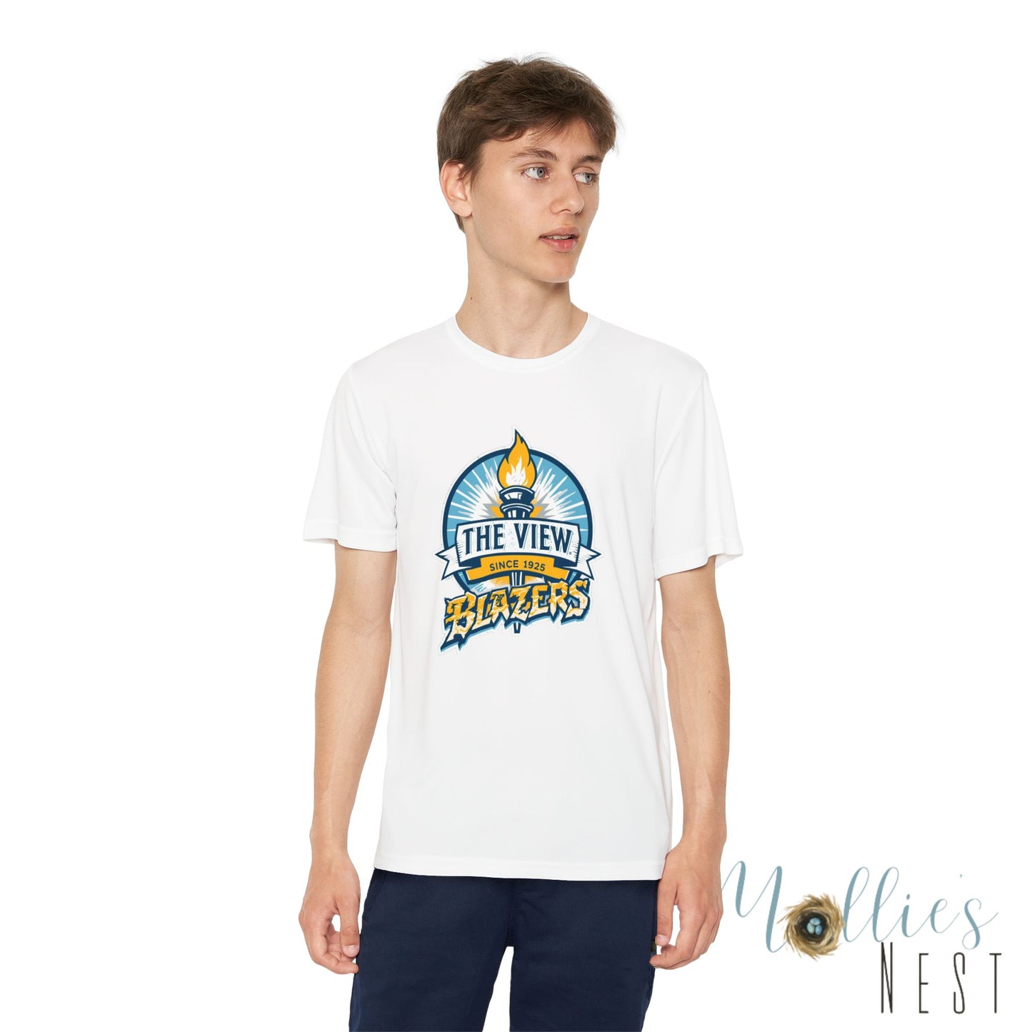 Youth Competitor Tee — 'The View' Blazers Logo Shirt