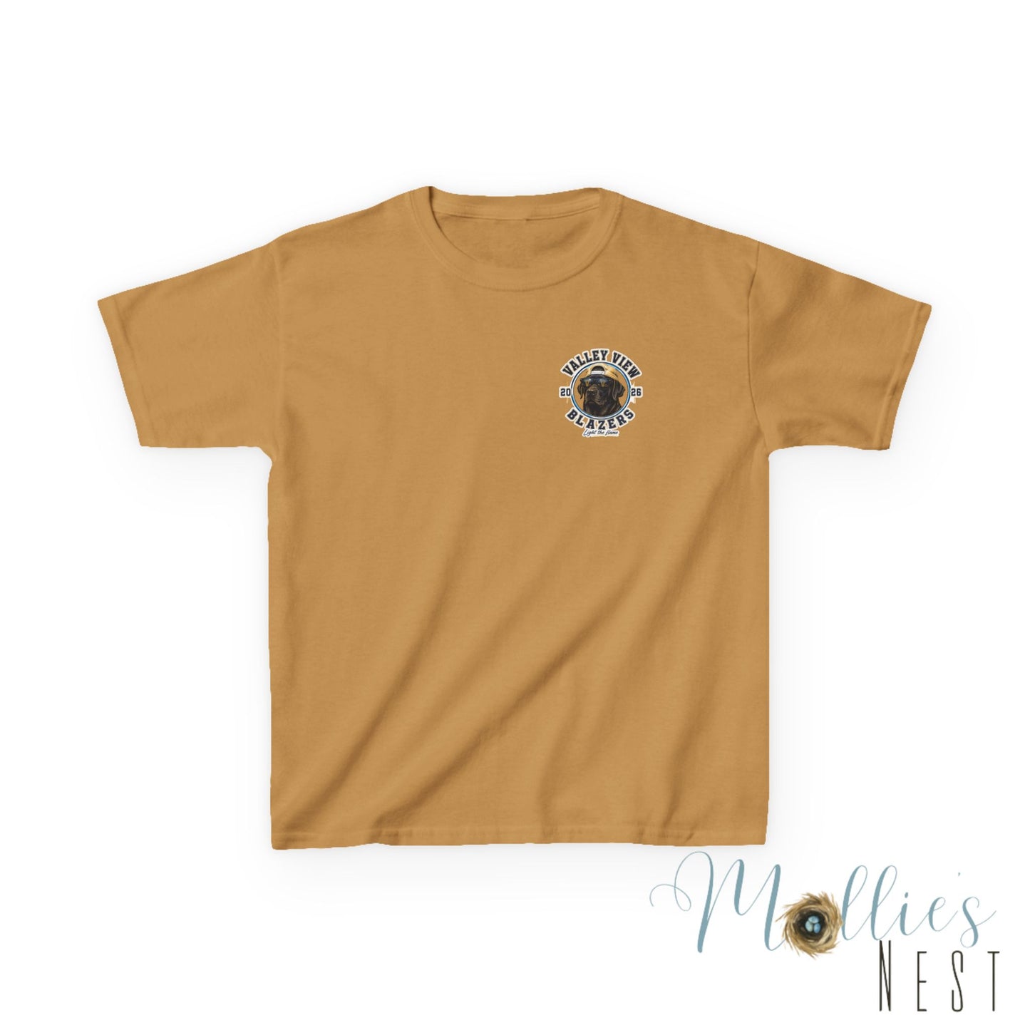 YOUTH.  Valley View Blazers Black Lab 2026 T-Shirt — Vintage Tee (2026)