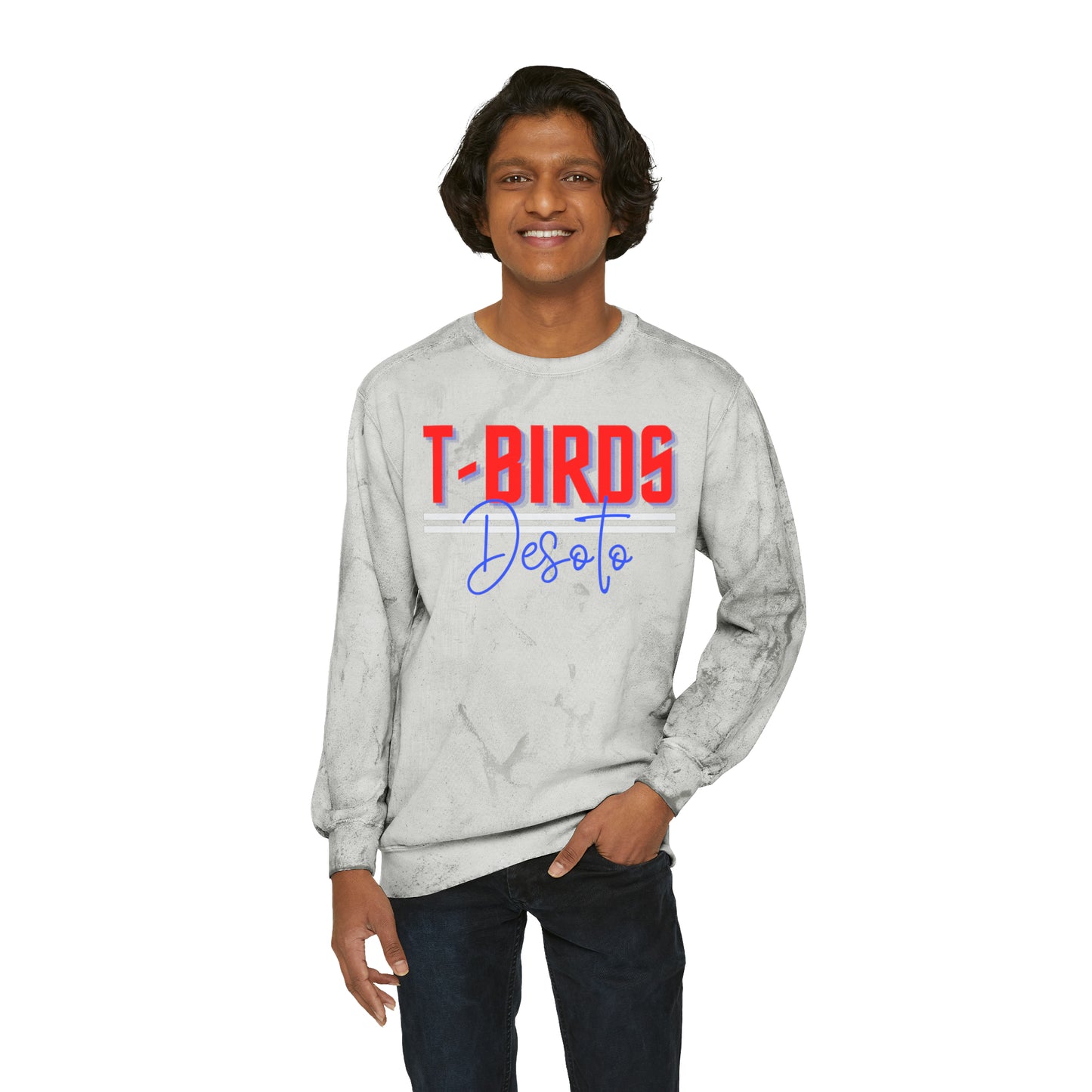 Desoto. Unisex Color Blast Crewneck Sweatshirt