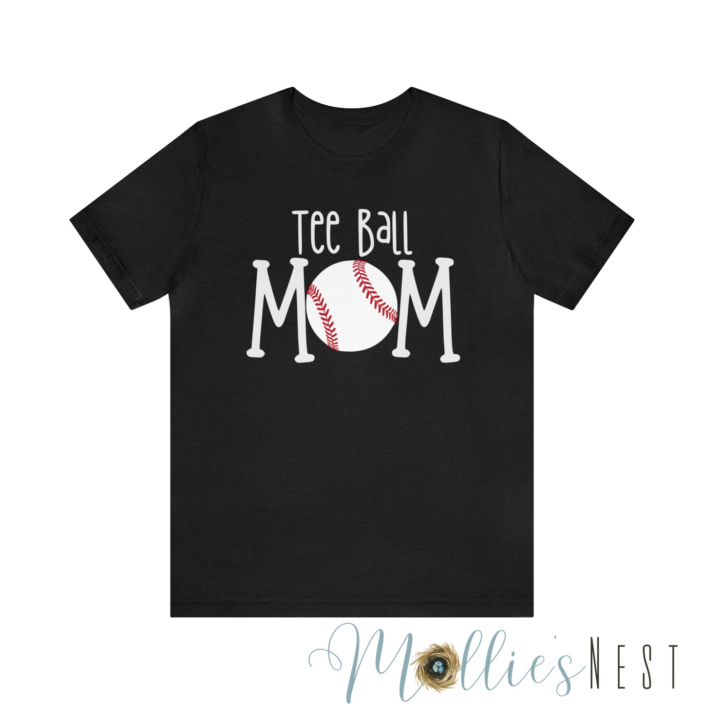 Tee Ball Mom Short Sleeve Shirt