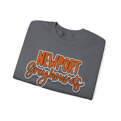 Newport Greyhounds Crewneck Vintage Graphic Sweatshirt