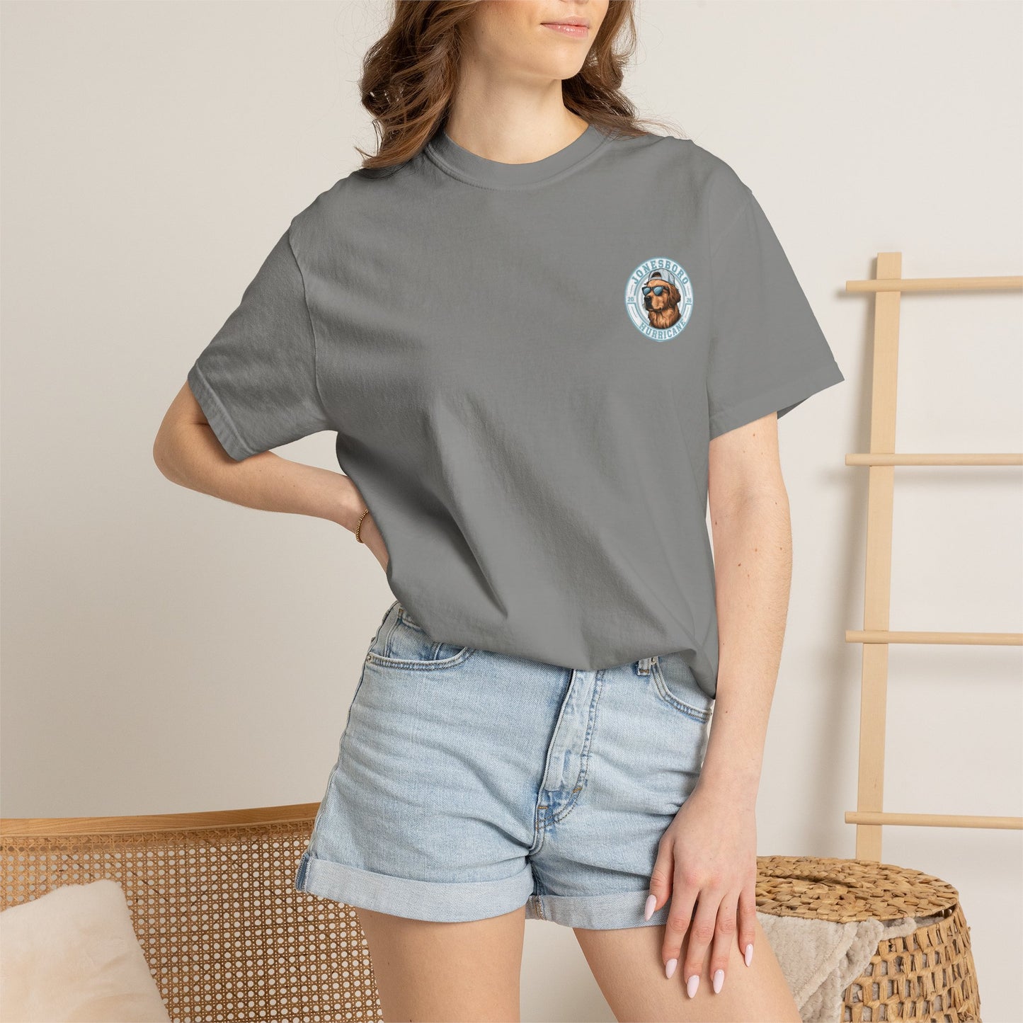 T-Shirt — Jonesboro Hurricane Golden Retriever Logo Tee
