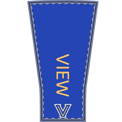 Valley View Blue Pattern Arm Sleeve — Gold & Blue Sports Compression Sleeve