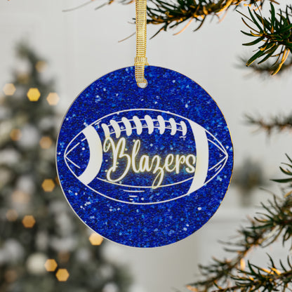 Blazer Football Acrylic Ornament