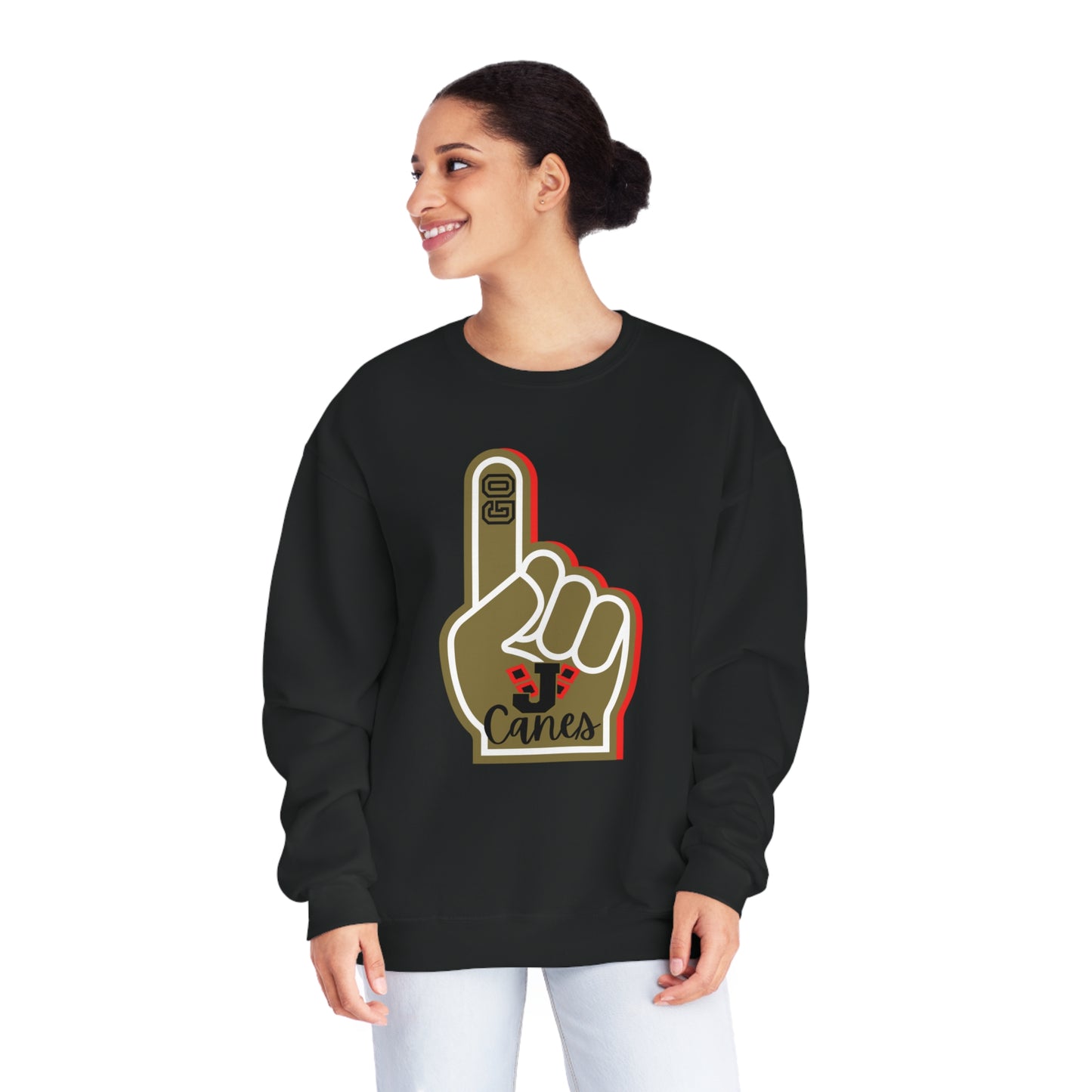 Jonesboro Foam Finger Unisex NuBlend® Crewneck Sweatshirt