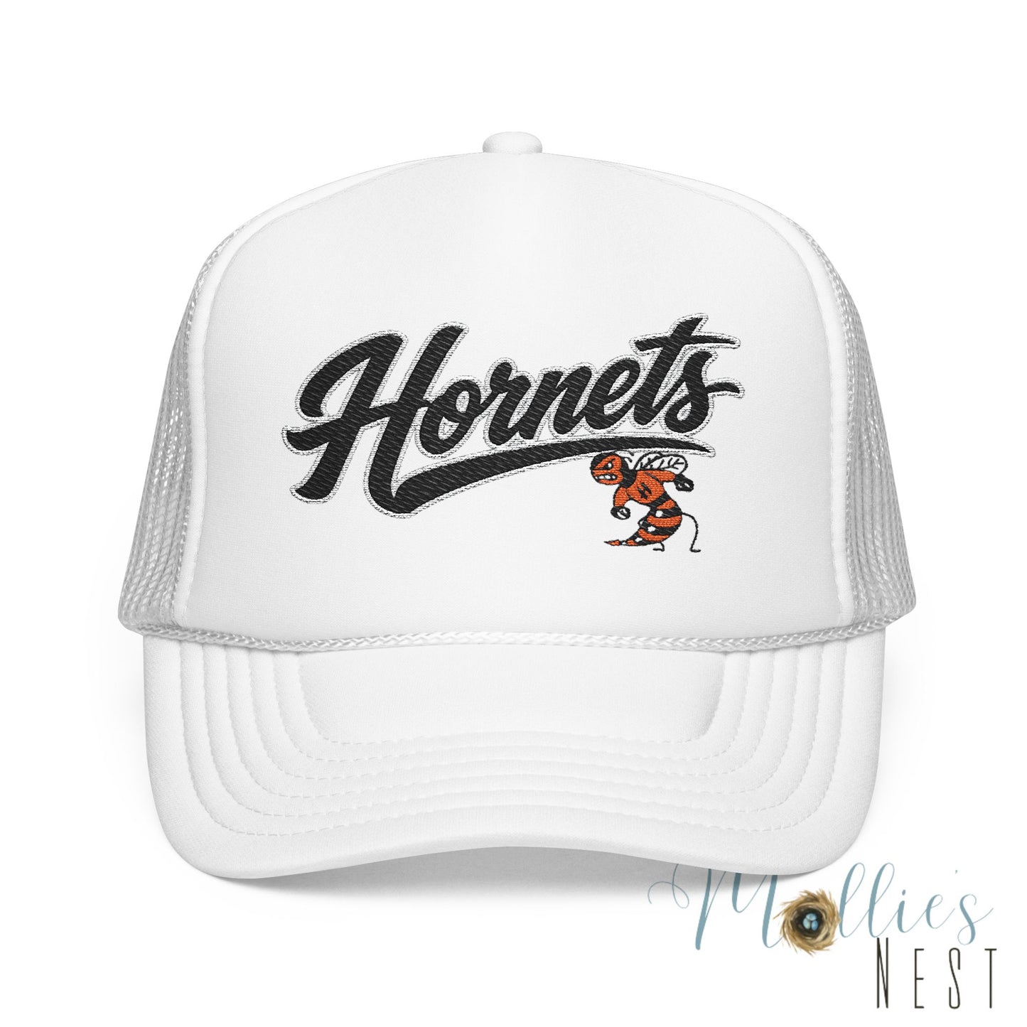 Foam Trucker Hat. Harrisburg Hornets with hornet logo.