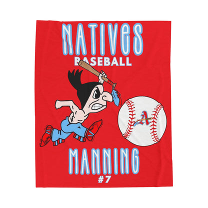 Natives. Velveteen Plush Blanket