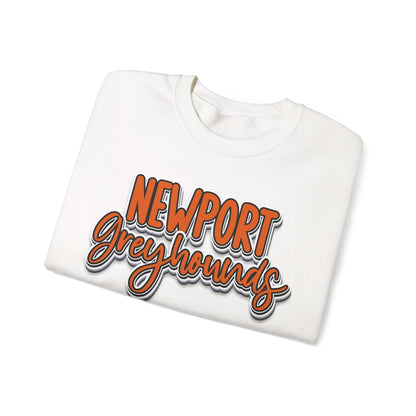 Newport Greyhounds Crewneck Vintage Graphic Sweatshirt