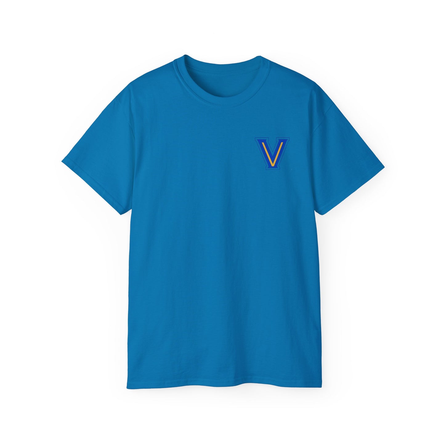 ADULT. Valley View Light the Flame Unisex Cotton Tee, Casual T-Shirt - Football - School Spirit