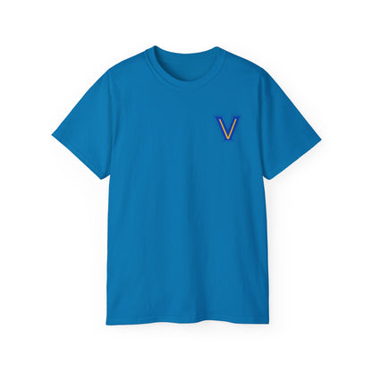 ADULT. Valley View Light the Flame Unisex Cotton Tee, Casual T-Shirt - Football - School Spirit