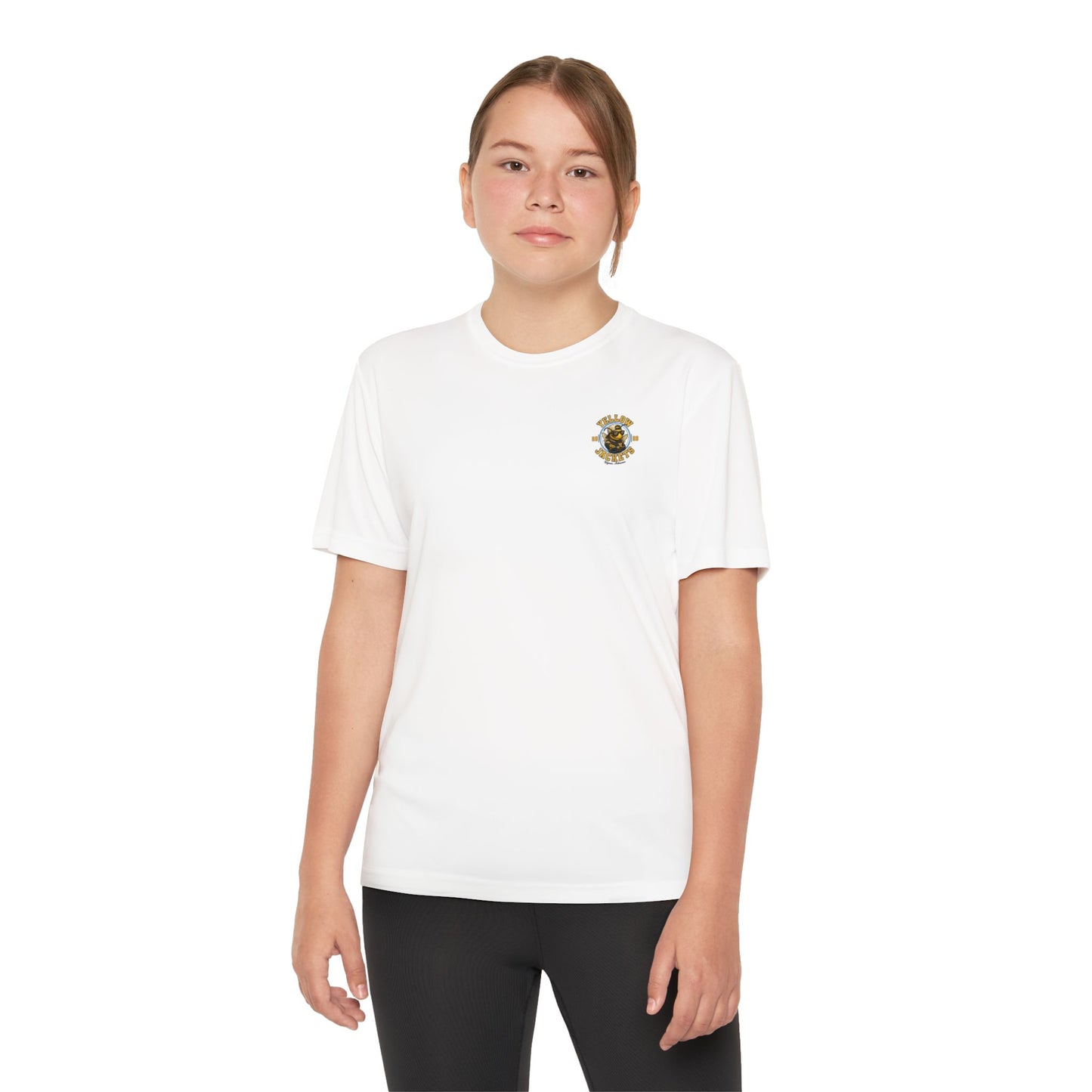 Yellow Jackets DRIFIT Youth Tee — Wynne Graphic Youth T-Shirt