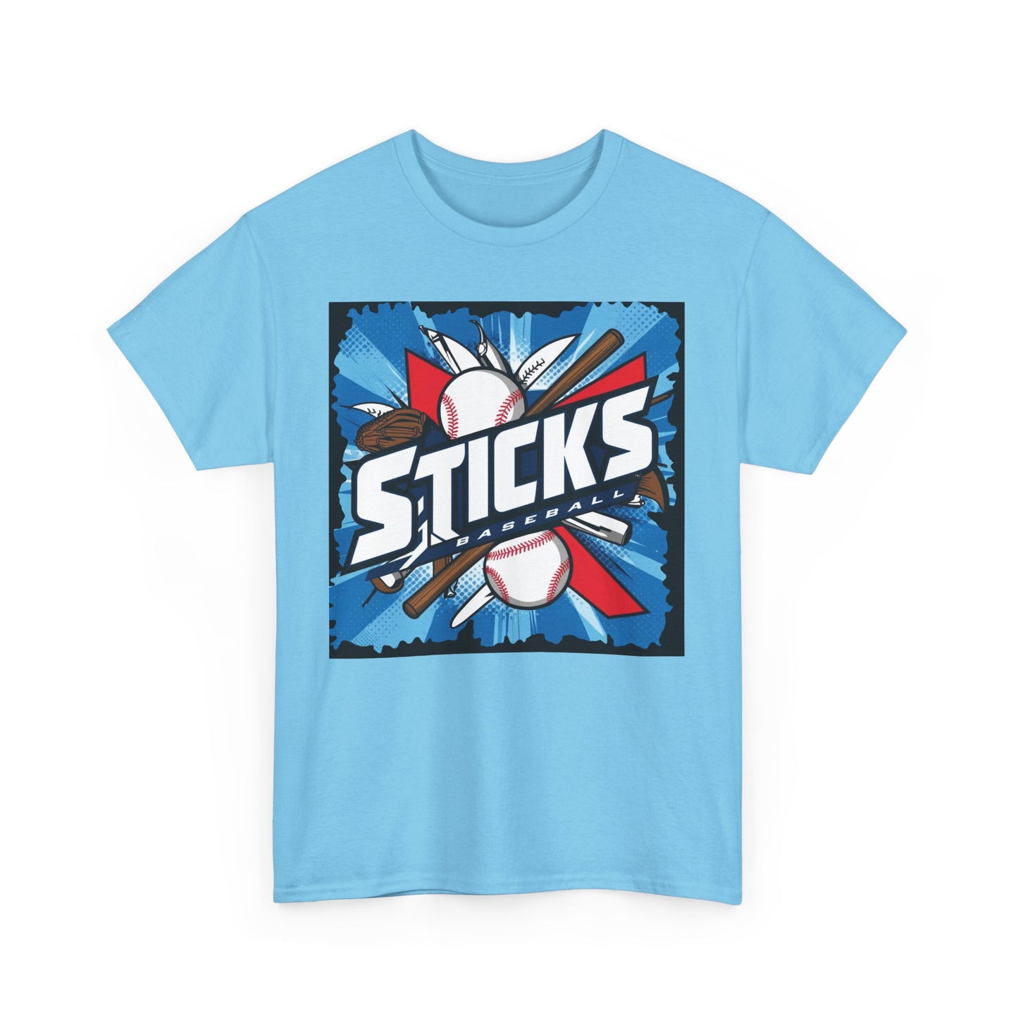 STICKS Baseball Heavy Cotton Tee. STICKS 25