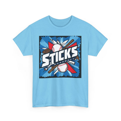 STICKS Baseball Heavy Cotton Tee. STICKS 25